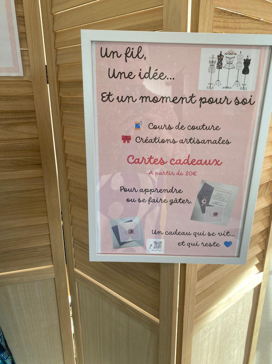 Carte cadeau couture | G. Création