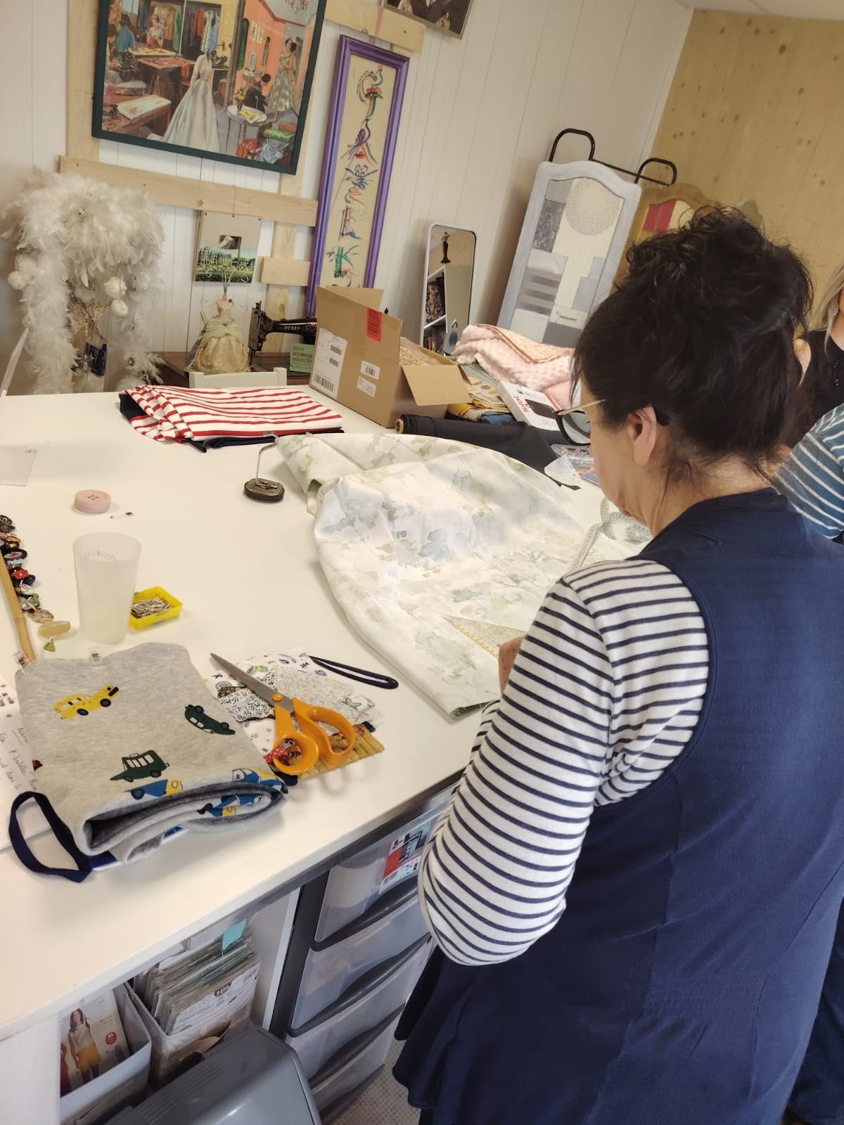Cours de couture adulte à l'année (2h/semaine)