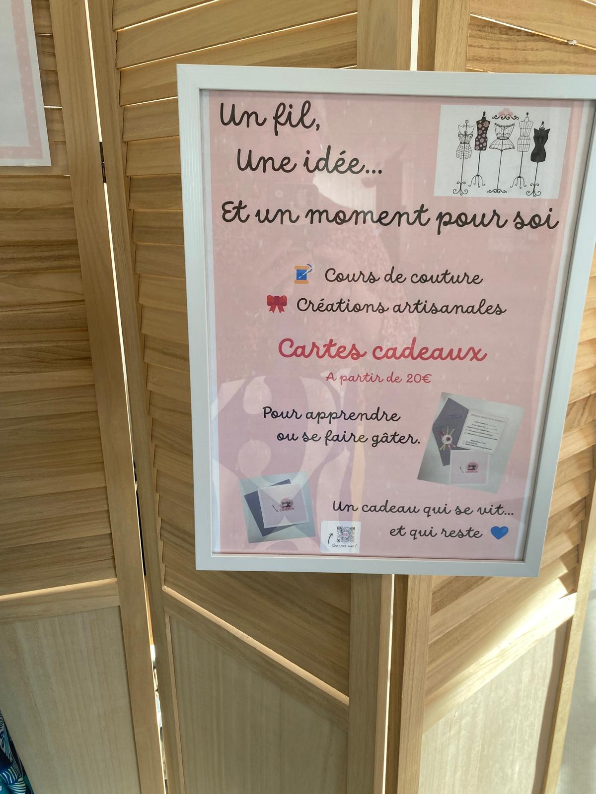 Carte cadeau couture | G. Création