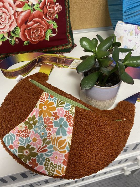 Pétale & Bouclette – sac banane & porte-monnaie assorti